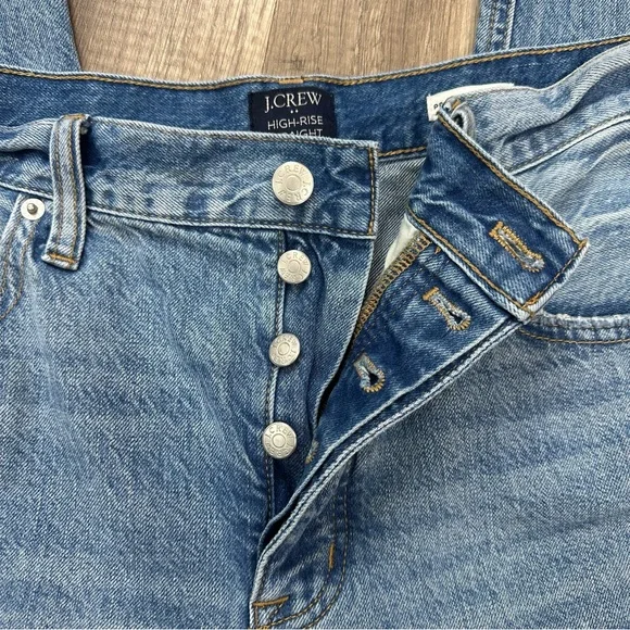 J. CREW Factory Reimagined Premium Edition High Rise Straight Leg - Picture 4 of 14